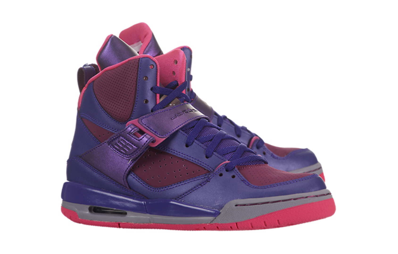 Фото № 2 с приближением к товару «‎Jordan Jordan Flight 45 High GS 'Electric Purple'»