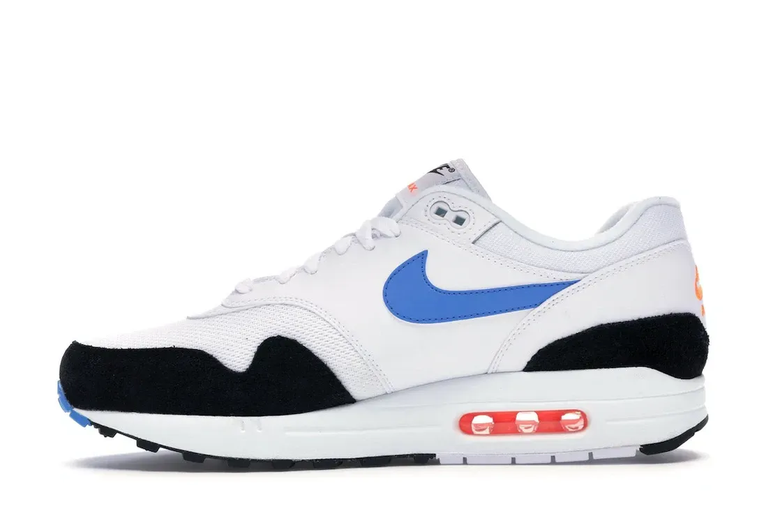 Фото № 3 с приближением к товару «‎Nike Air Max 1 White Photo Blue Black»