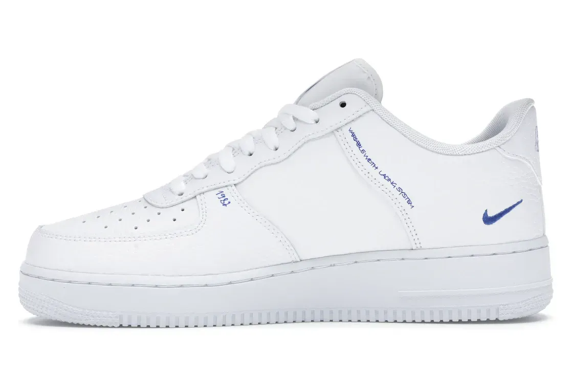 Фото № 3 с приближением к товару «‎Nike Air Force 1 Low Sketch White Royal»