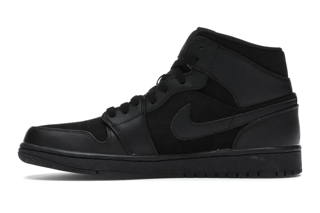Фото № 3 с приближением к товару «‎Jordan 1 Mid Triple Black (2014)»