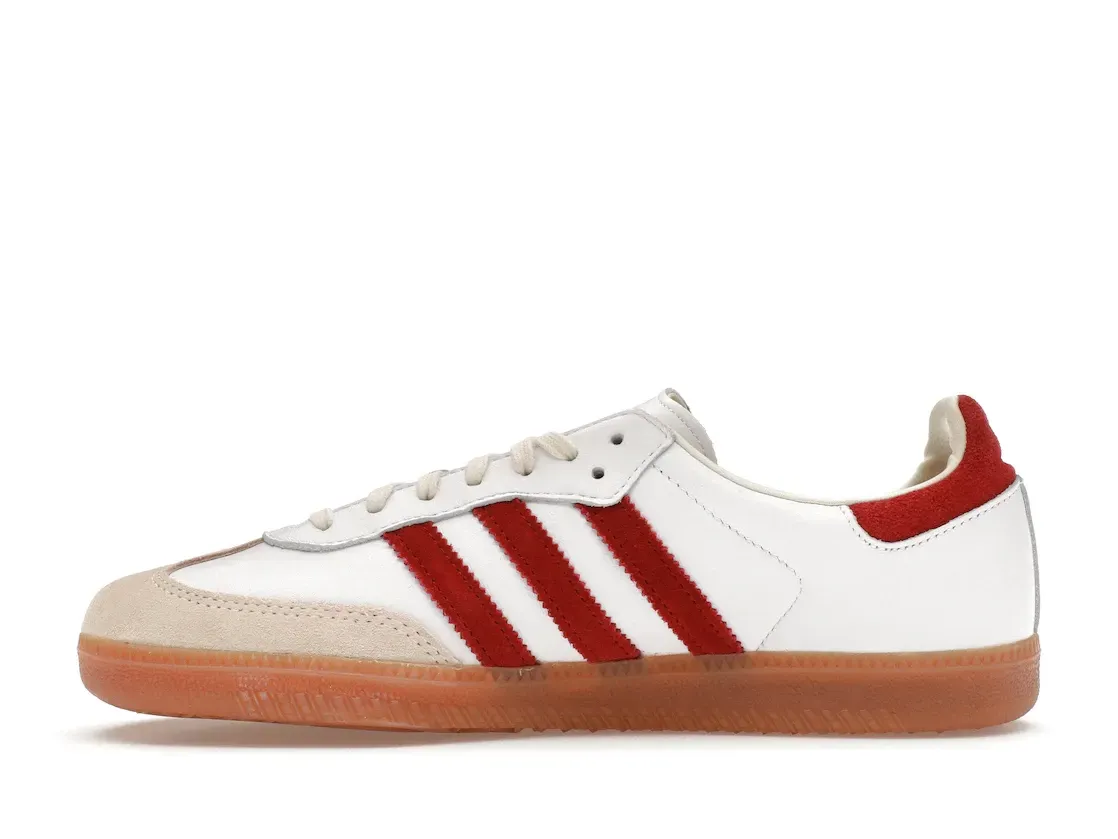 Фото № 3 с приближением к товару «‎adidas Samba Sporty & Rich White Collegiate Burgundy»