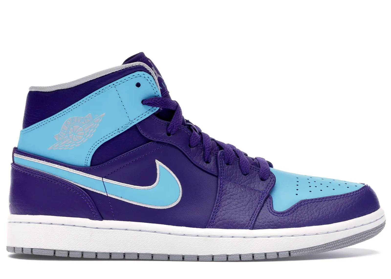 Фото № 1 с приближением к товару «‎Jordan 1 Mid Hornets (2014)»