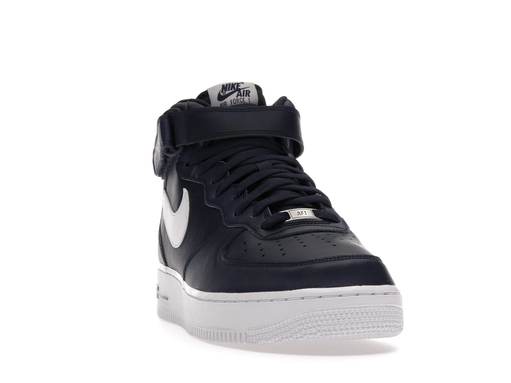 Фото № 4 с приближением к товару «‎Nike Air Force 1 Mid 07 Midnight Navy»