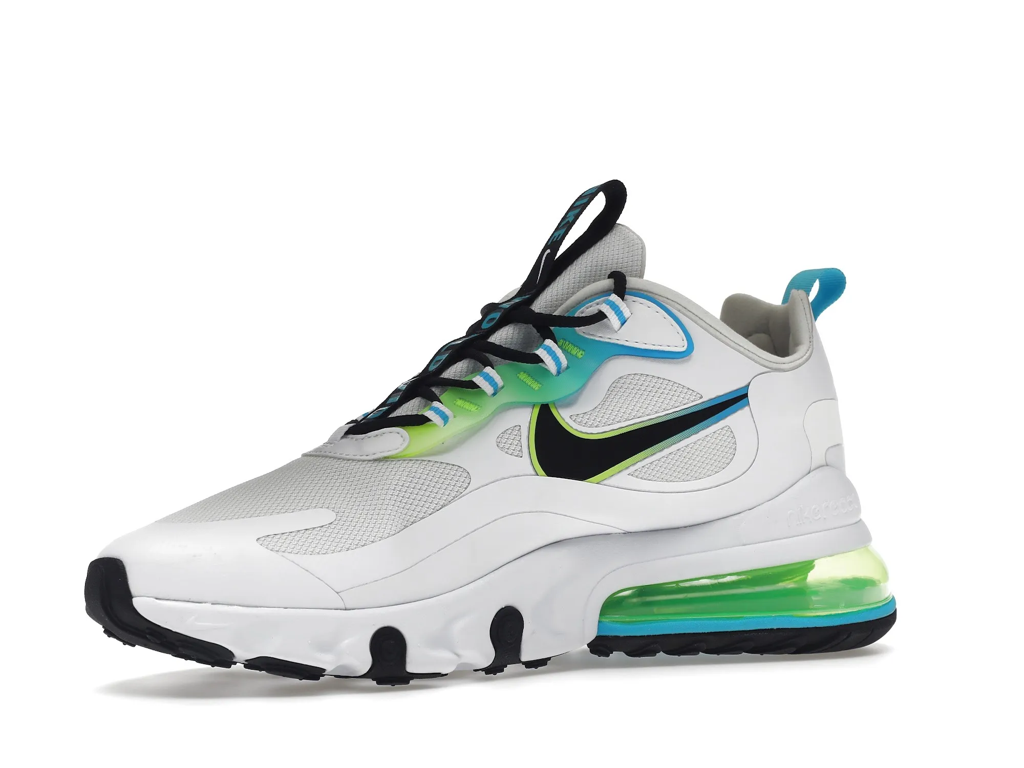 Фото № 2 с приближением к товару «‎Nike Air Max 270 React Worldwide Pack White»