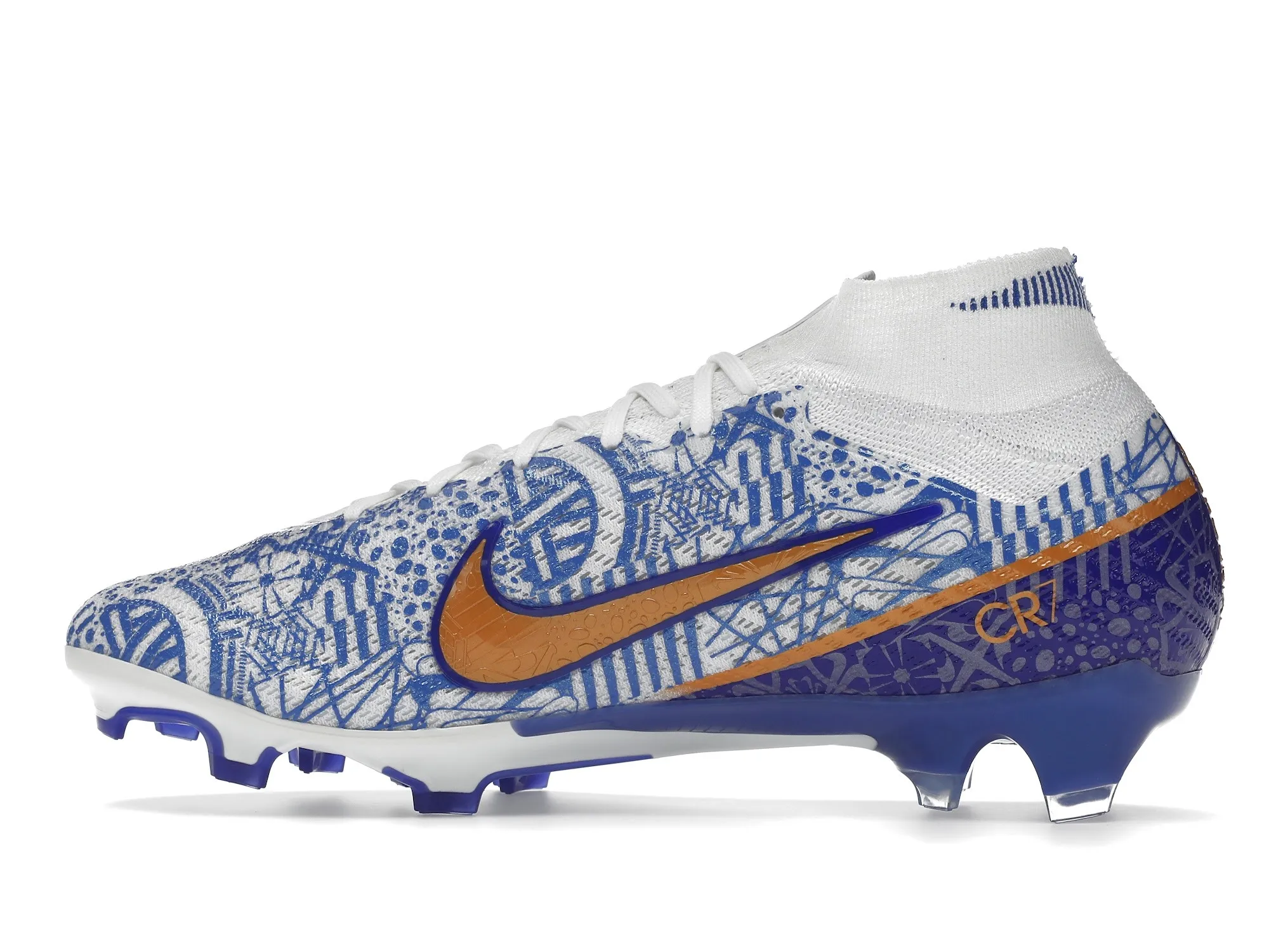 Фото № 5 с приближением к товару «‎Nike Zoom Mercurial Superfly 9 Elite CR7 FG Azulejo»