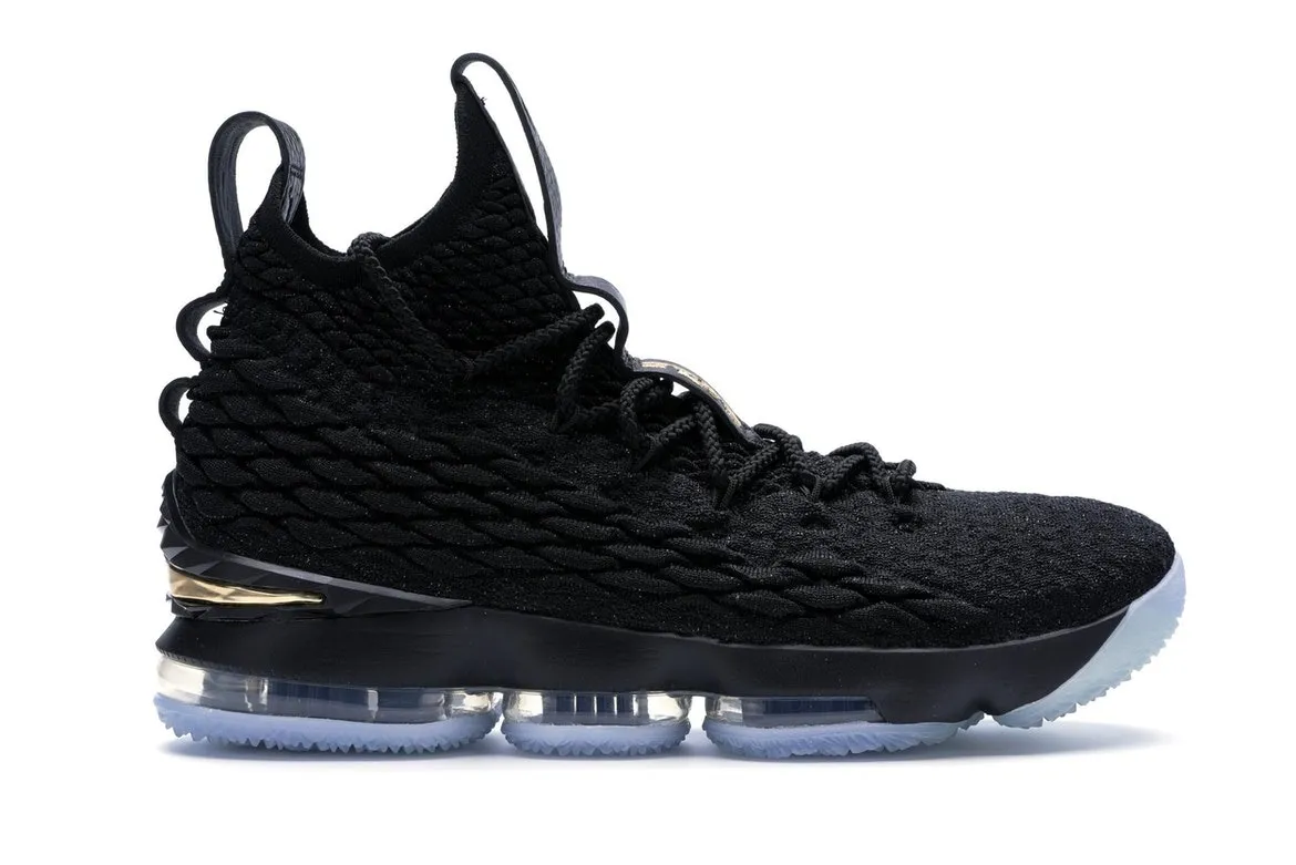 Фото № 1 с приближением к товару «‎Nike LeBron 15 Black Gold»