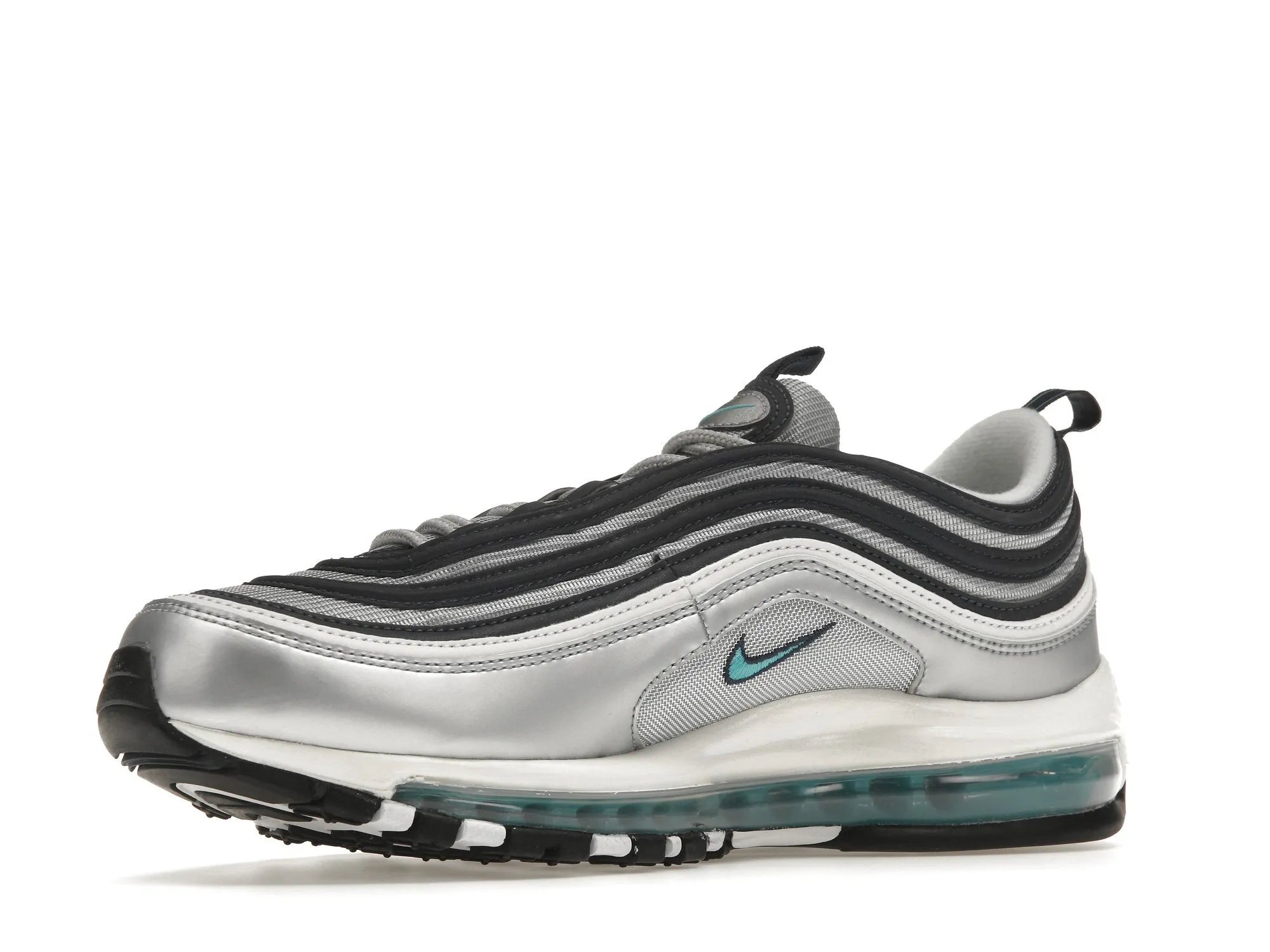 Фото № 3 с приближением к товару «‎Nike Air Max 97 Metallic Silver Chlorine Blue»