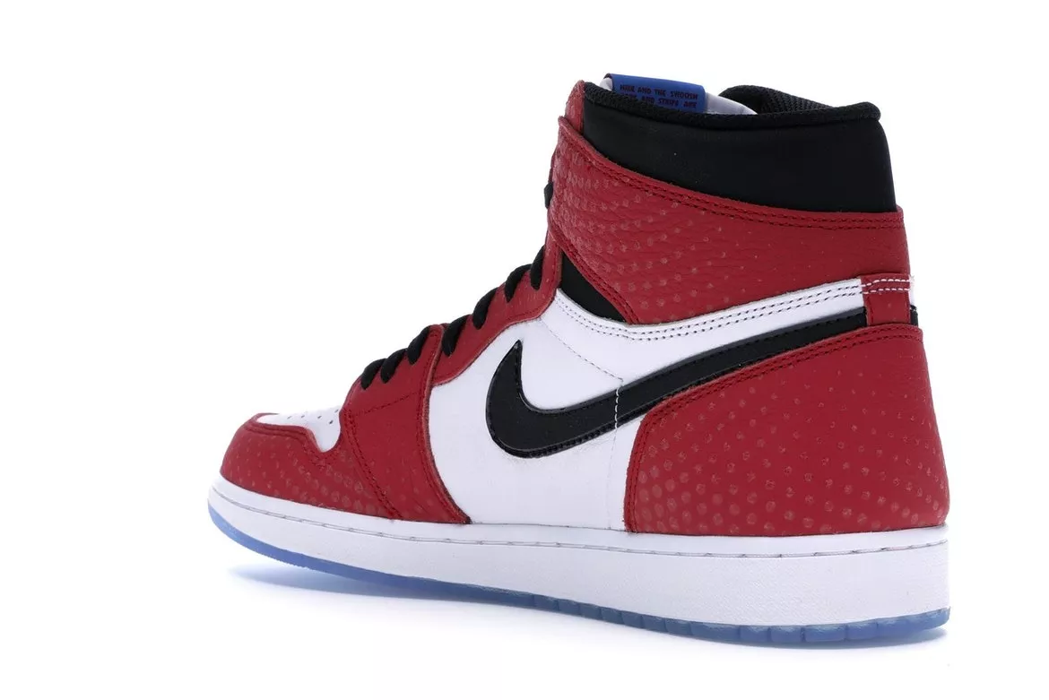 Фото № 6 с приближением к товару «‎Jordan 1 Retro High Spider-Man Origin Story»