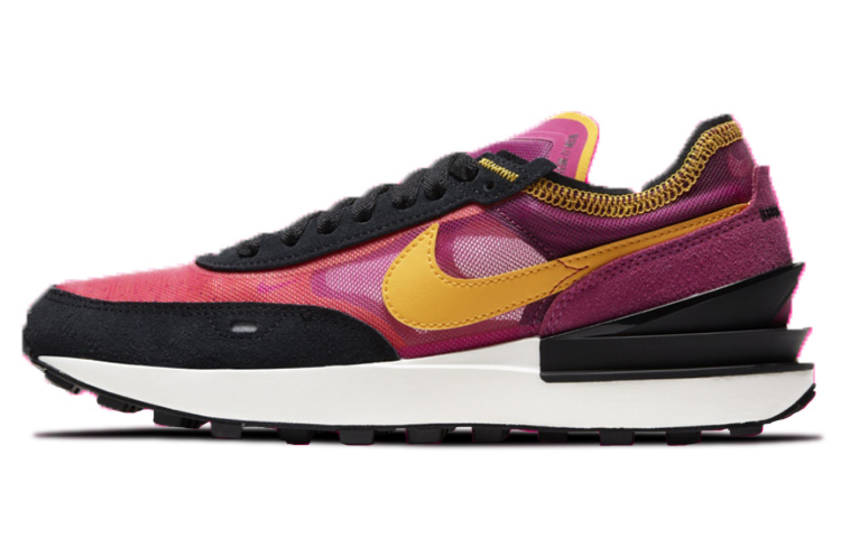 Фото № 1 с приближением к товару «‎Nike Waffle One "Active Fuchsia" For Women BlackPurpleGold»