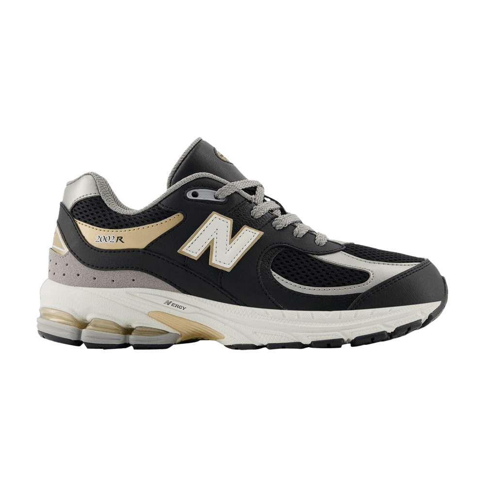 New Balance 2002R Big Kid Black Sea Salt Gold