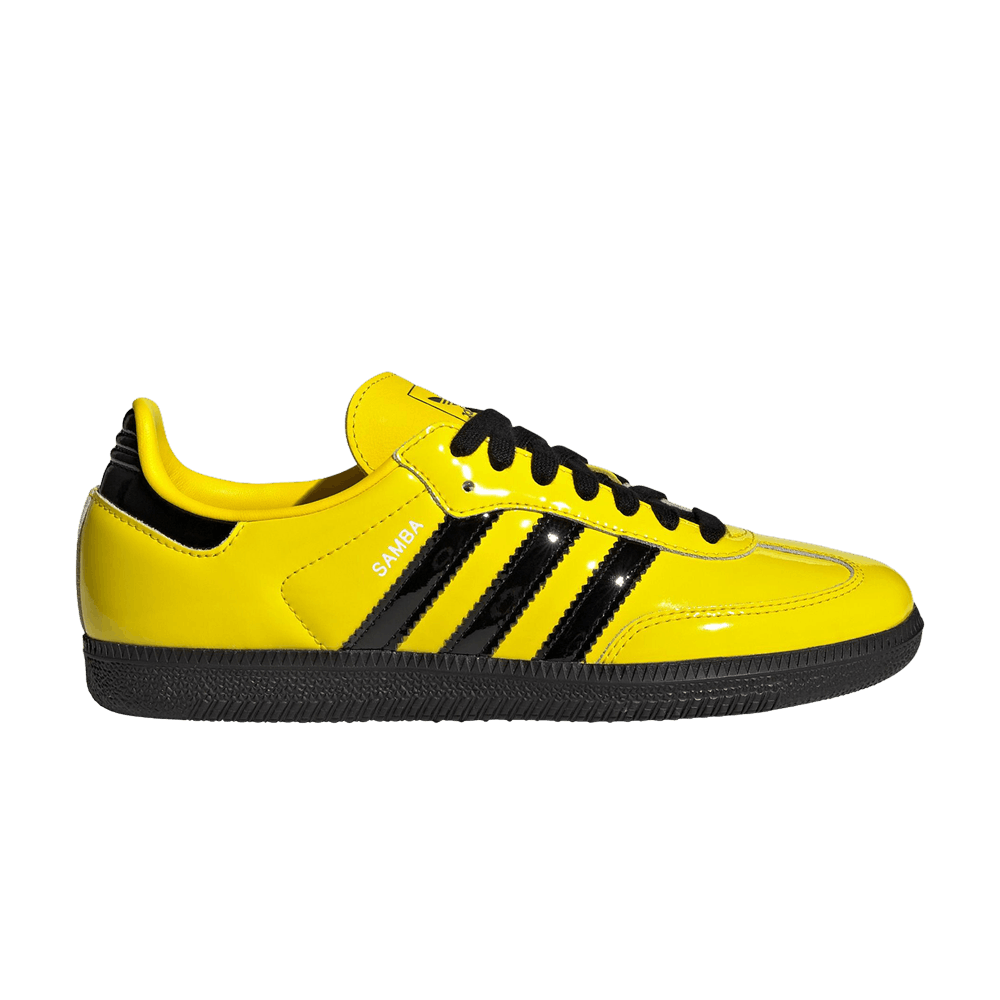 adidas Women's Samba OG Yellow Core Black Silver