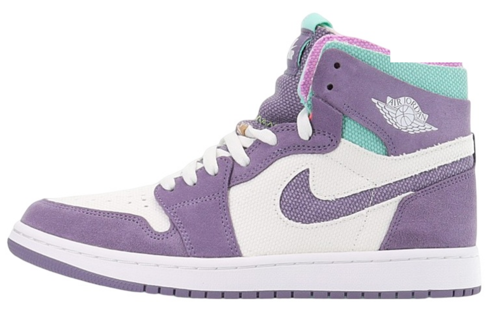 Фото № 1 с приближением к товару «‎Air Jordan 1 Zoom Comfort "Tropical Twist" WhitePurpleGreen»