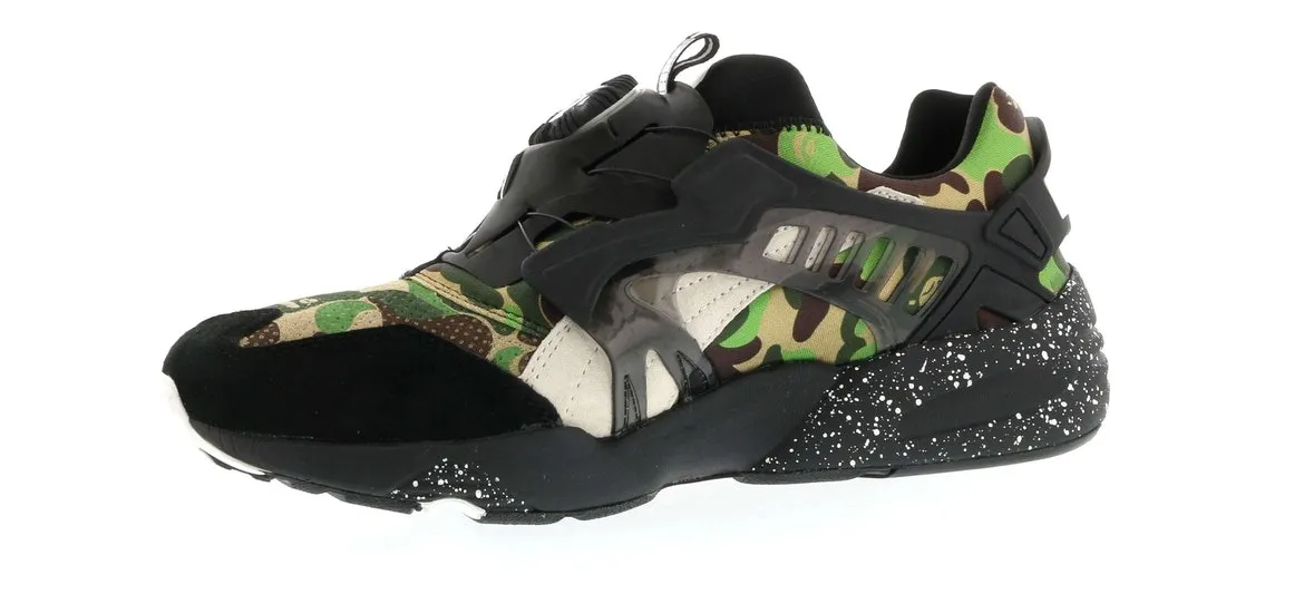 Фото № 3 с приближением к товару «‎Puma Disc Blaze Bape Camo Green»