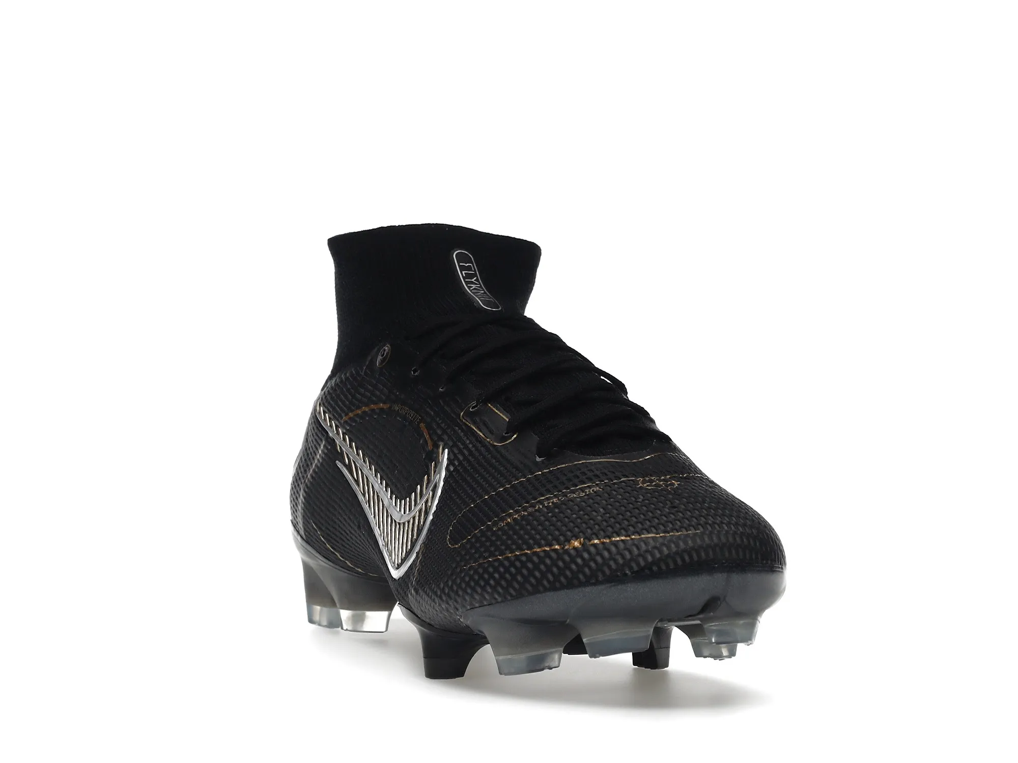 Фото № 3 с приближением к товару «‎Nike Mercurial Superfly 8 FG Black Metallic Silver Gold»