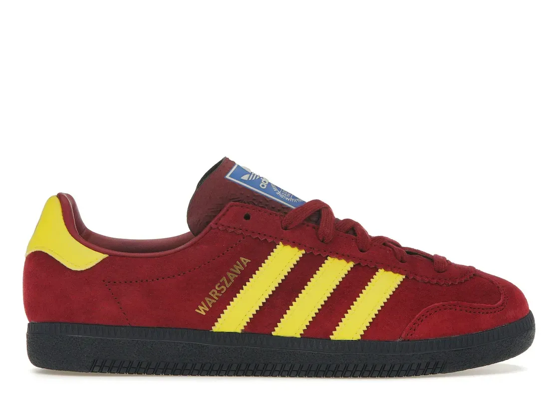 Фото № 1 с приближением к товару «‎adidas Warszawa SPZL Noble Maroon Bright Yellow»