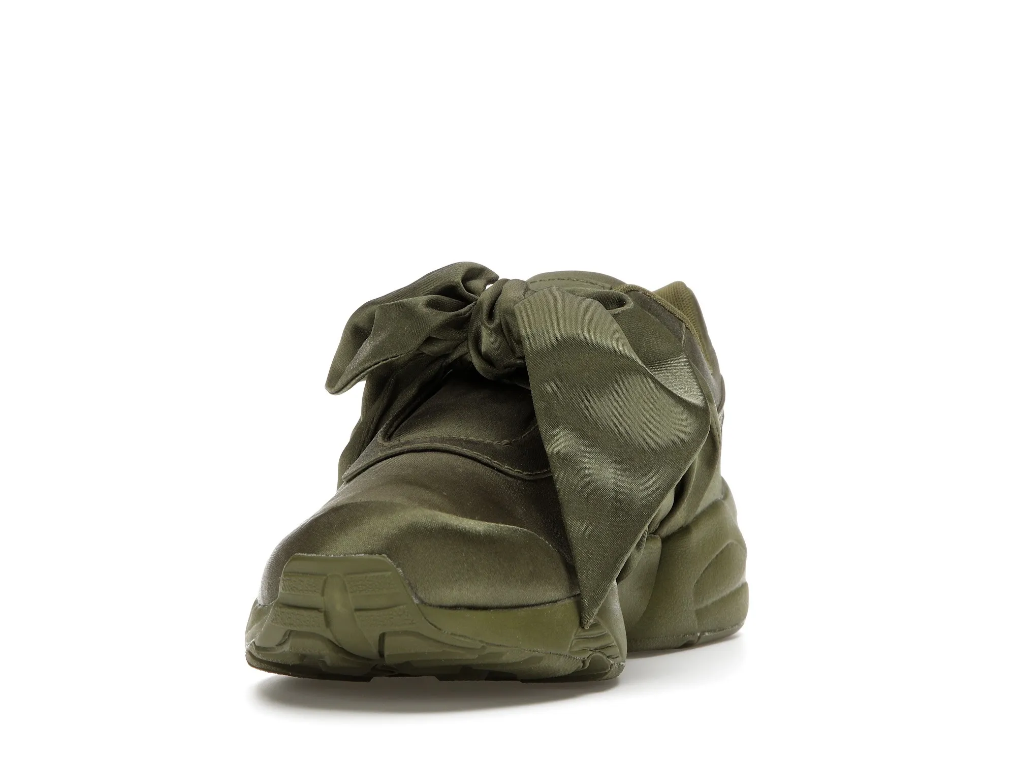 Фото № 4 с приближением к товару «‎Puma Bow Rihanna Fenty Olive »