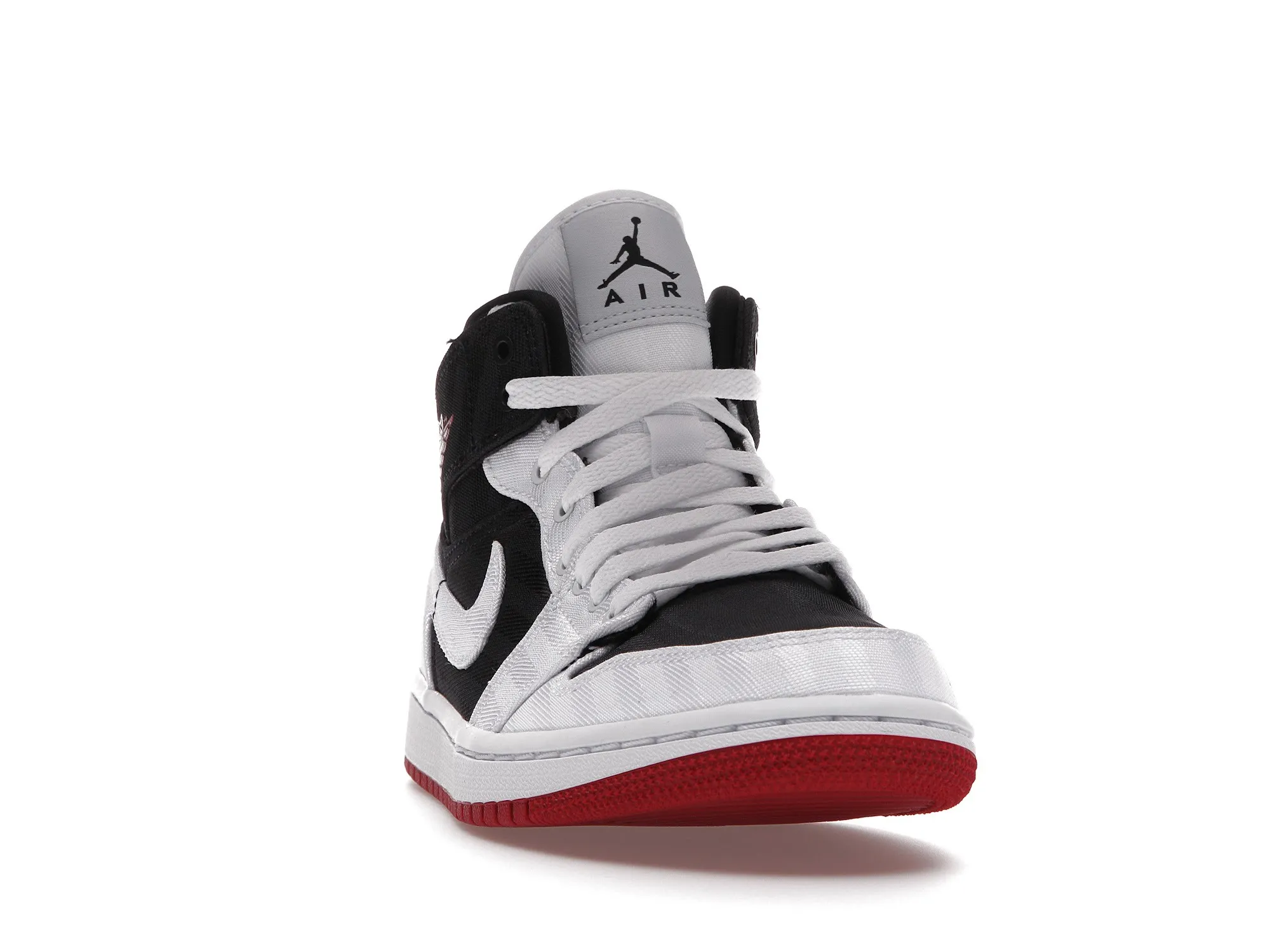 Фото № 2 с приближением к товару «‎Jordan 1 Mid SE Utility Canvas White Black Gym Red »