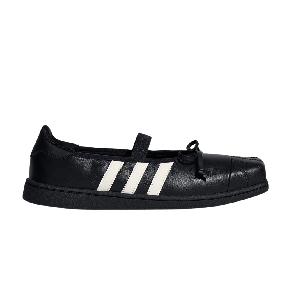 JENNIE x adidas Women's Superstar Square Ballet Core Black Off White