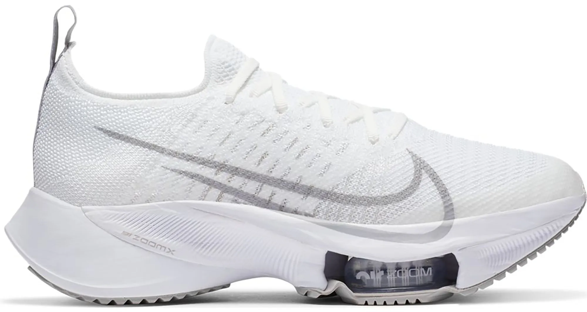 Фото № 1 с приближением к товару «‎Nike Air Zoom Tempo Next% Flyknit White Pure Platinum »