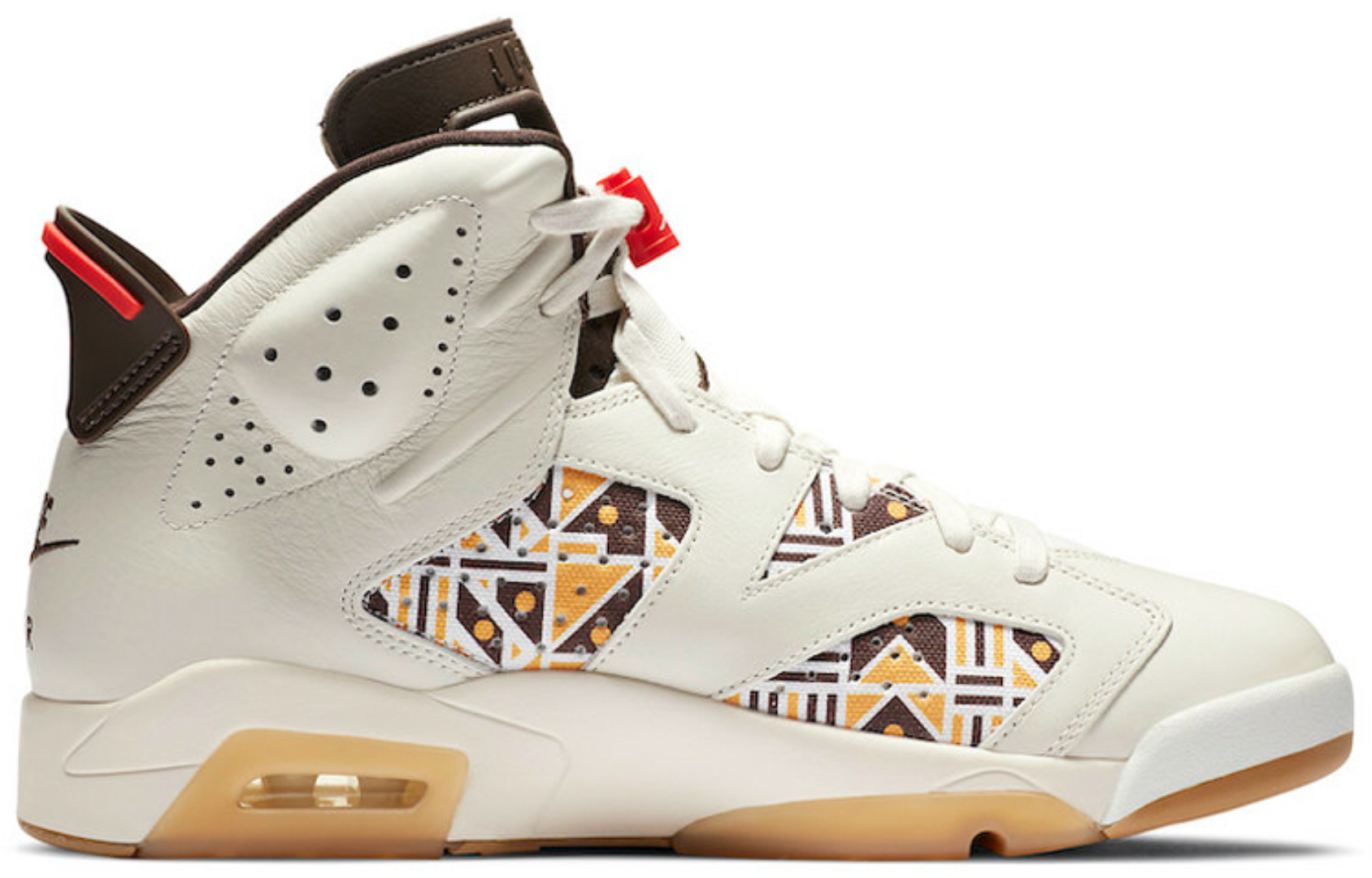 Фото № 2 с приближением к товару «‎Air Jordan 6 Retro 'Quai 54 - Sail Gum'»