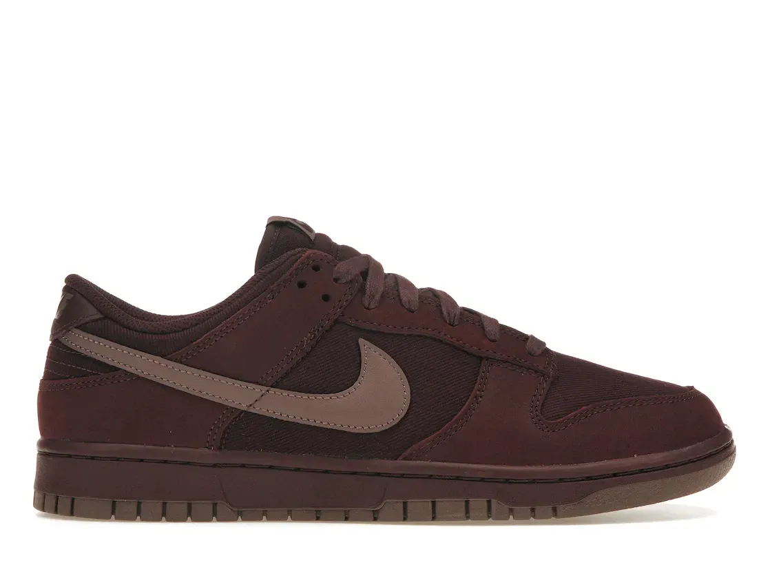 Фото № 1 с приближением к товару «‎Nike Dunk Low Retro Premium Burgundy Crush»