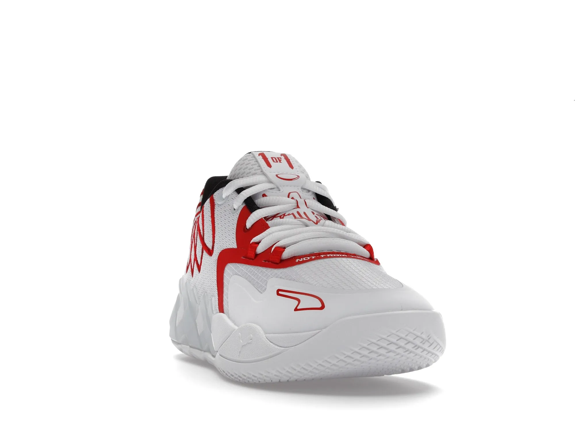Фото № 3 с приближением к товару «‎Puma LaMelo Ball MB.01 Lo Team Colors White High Risk Red»