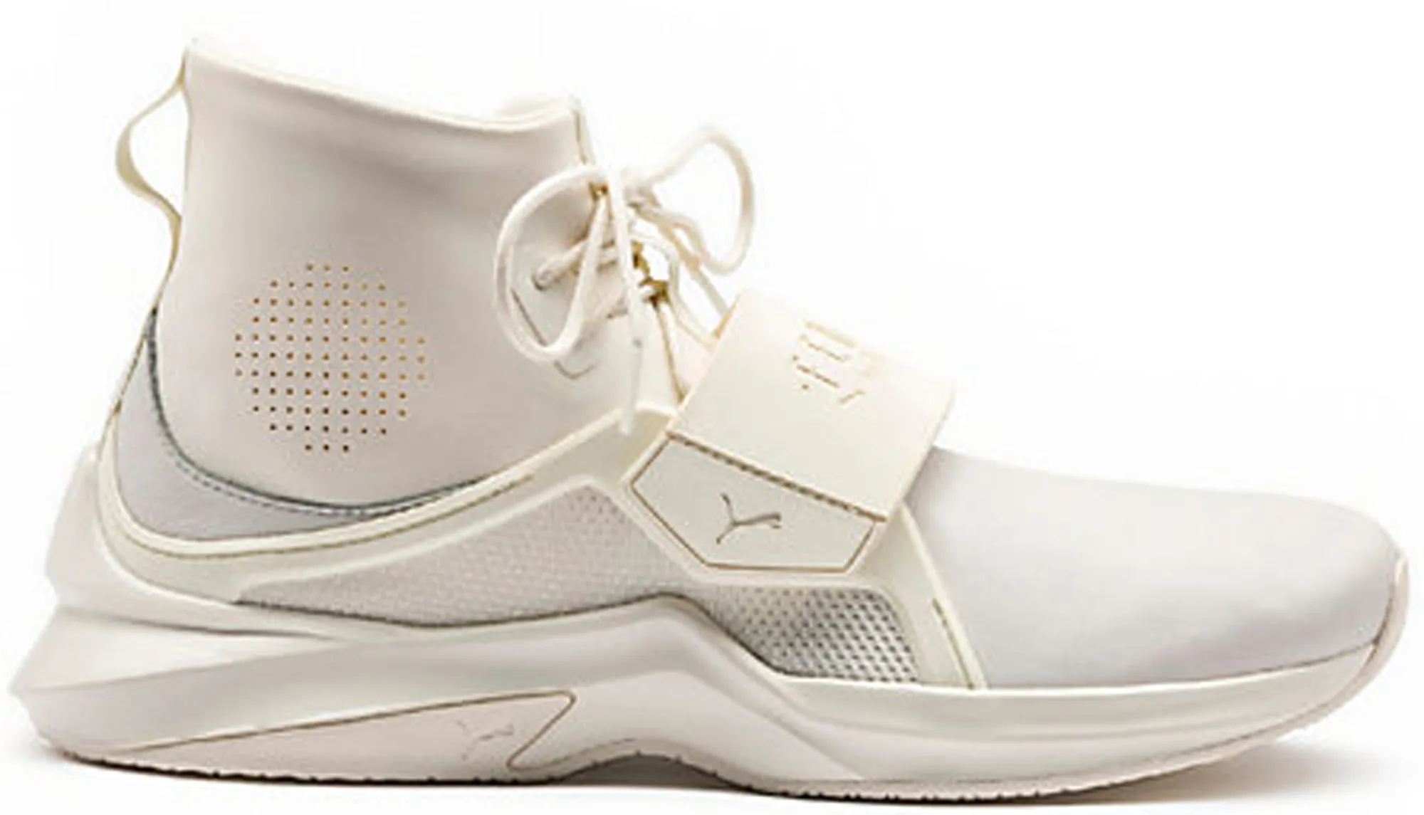 Фото № 1 с приближением к товару «‎Puma Leather Hi Rihanna Fenty White »