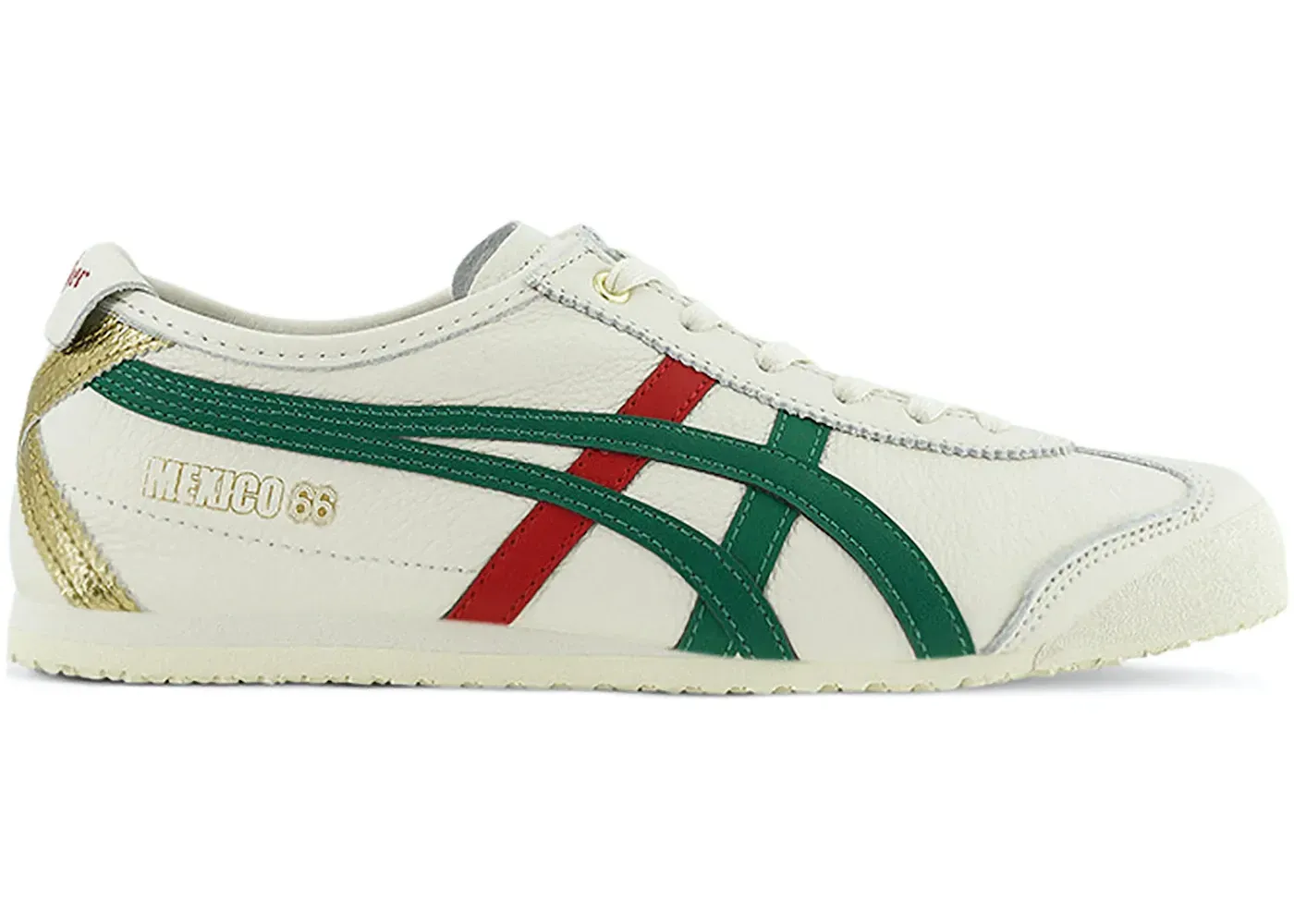 Фото № 1 с приближением к товару «‎Onitsuka Tiger Mexico 66 Birch Kale Red Gold»