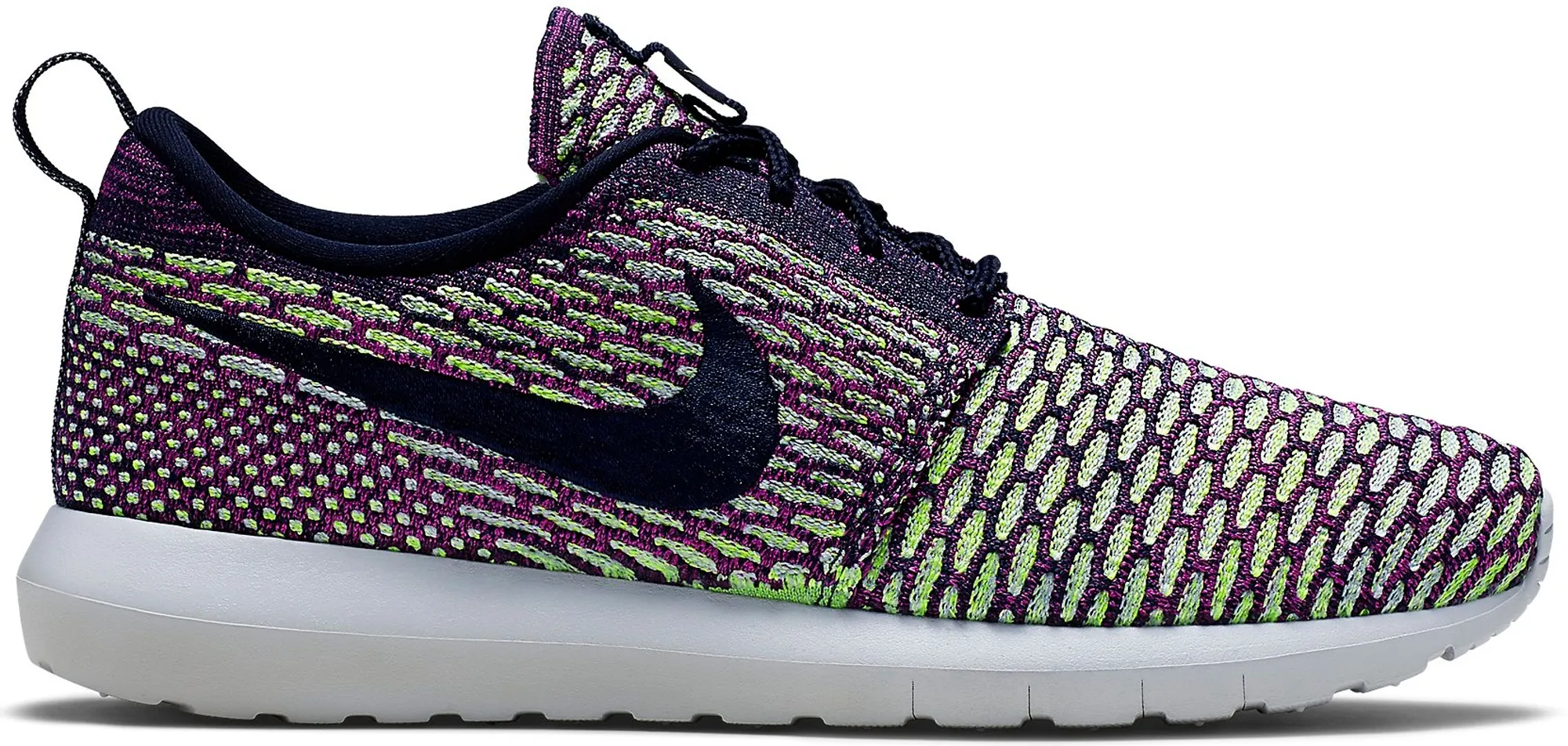 Фото № 1 с приближением к товару «‎Nike Roshe One NM Flyknit Dark Obsidian Fuchsia Flash»