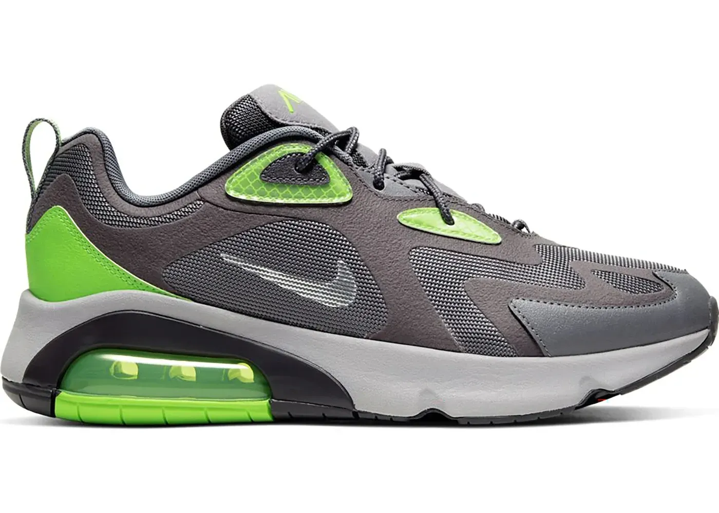 Фото № 1 с приближением к товару «‎Nike Air Max 200 Winter Thunder Grey Electric Green»