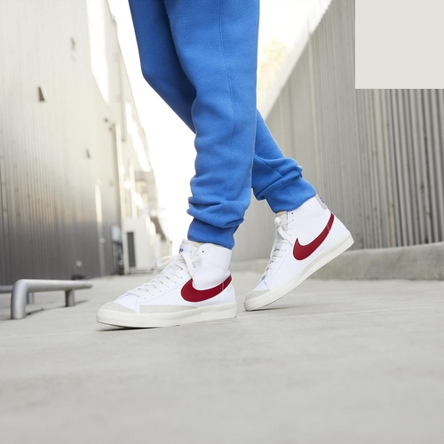 Фото № 5 с приближением к товару «‎Nike Blazer Mid '77 "Athletic Club" Sneakers GreyWhiteRed»