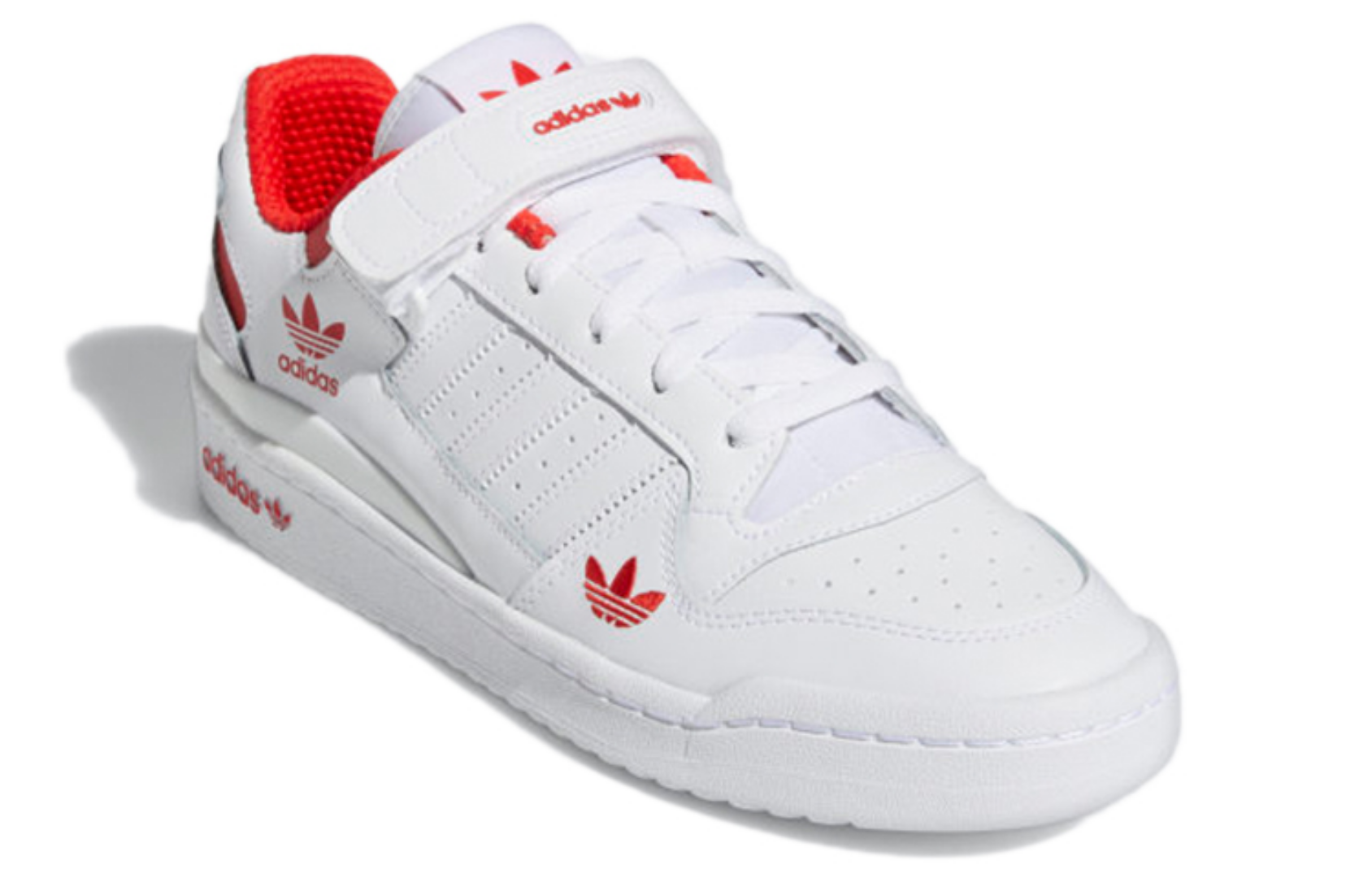 Фото № 3 с приближением к товару «‎Adidas Originals Forum Low WhiteBlackPink»