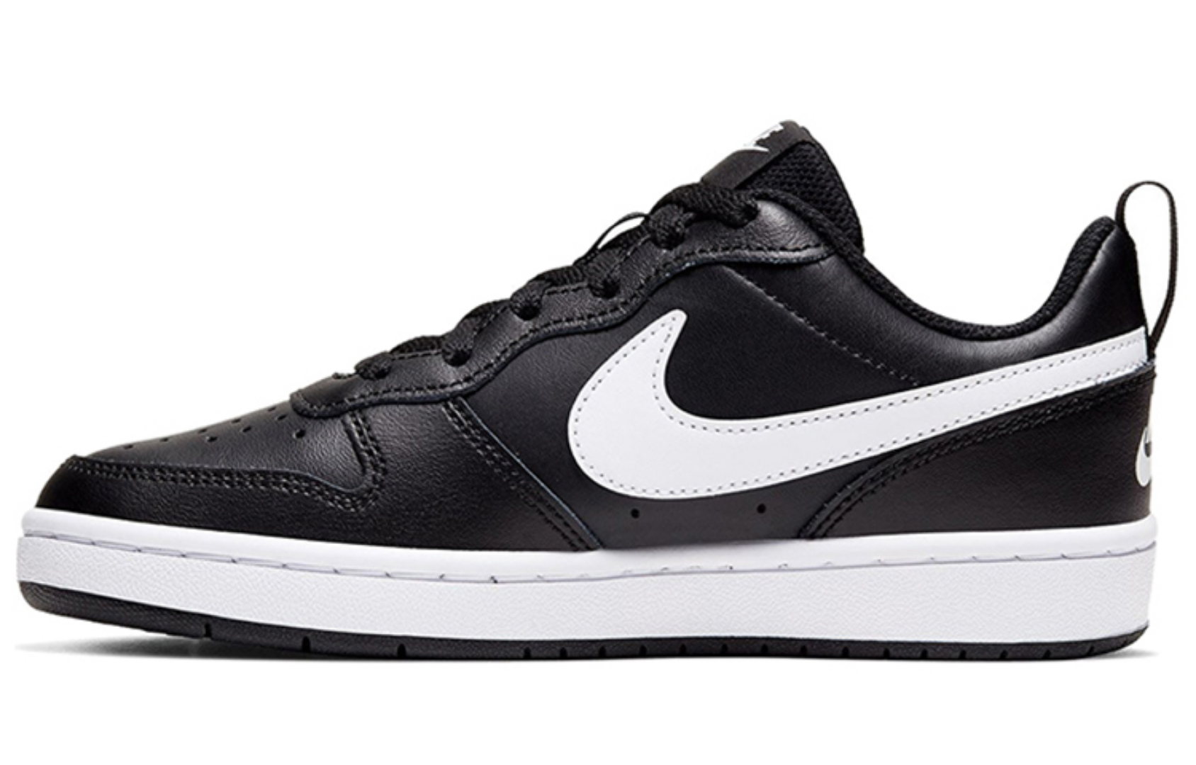 Фото № 1 с приближением к товару «‎Nike Court Borought Low (GS) BlackWhite»