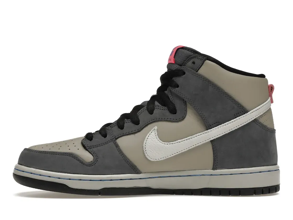 Фото № 3 с приближением к товару «‎Nike SB Dunk High Pro Medium Grey Pink»