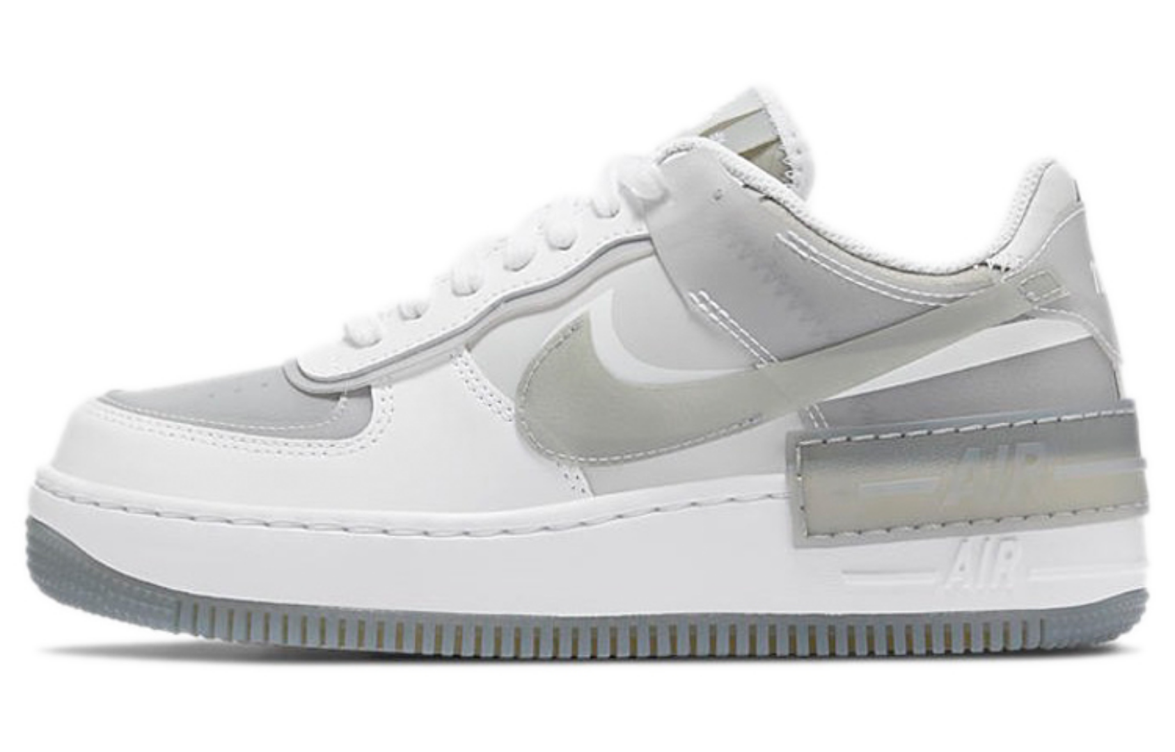 Фото № 1 с приближением к товару «‎Nike Air Force 1 Shadow Particle Grey»