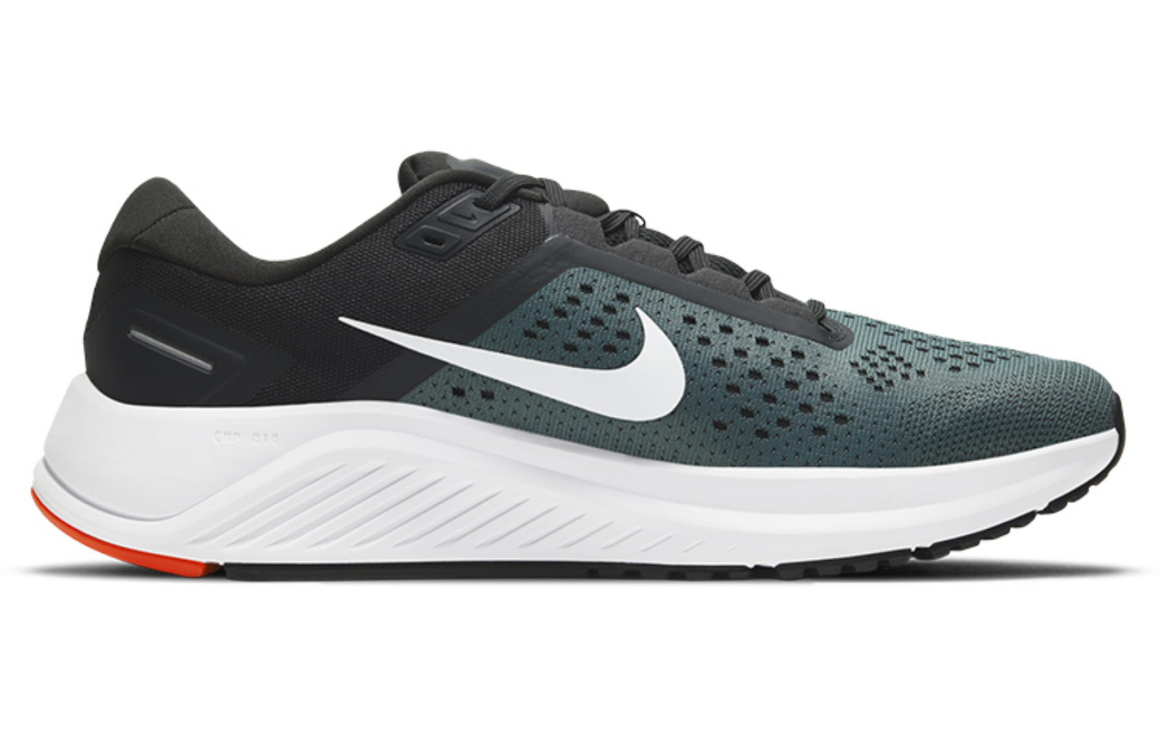 Фото № 2 с приближением к товару «‎Nike Air Zoom Structure 23 BlackGreen»