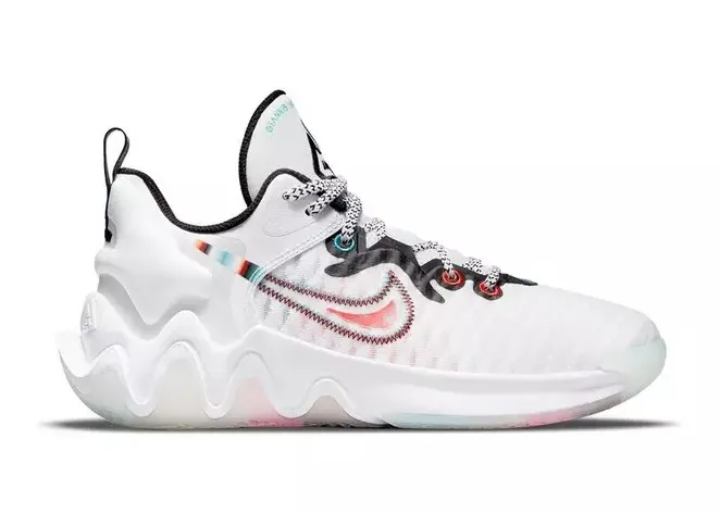 Фото № 1 с приближением к товару «‎Nike Giannis Immortality White Turquoise Clear »