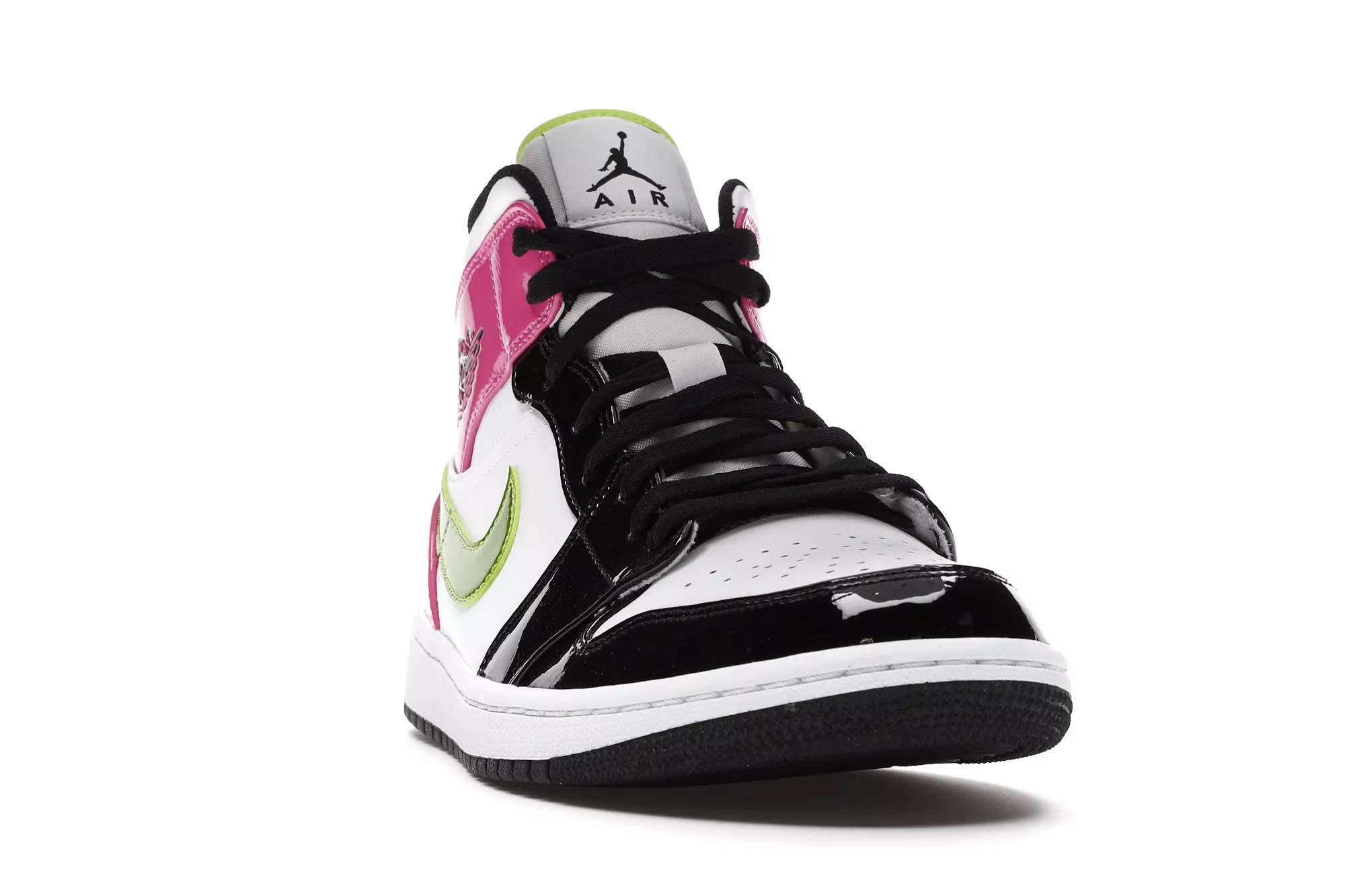 Фото № 5 с приближением к товару «‎Jordan 1 Mid White Black Cyber Pink»