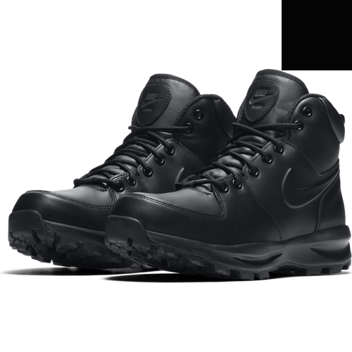 Фото № 4 с приближением к товару «‎Nike Manoa Leather Black»