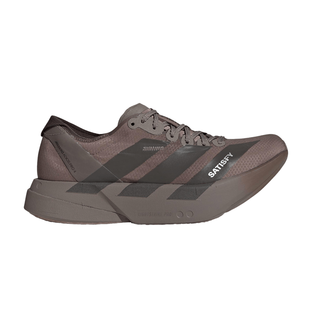 SATISFY x adidas Adizero Adios Pro 4 Earth Brown