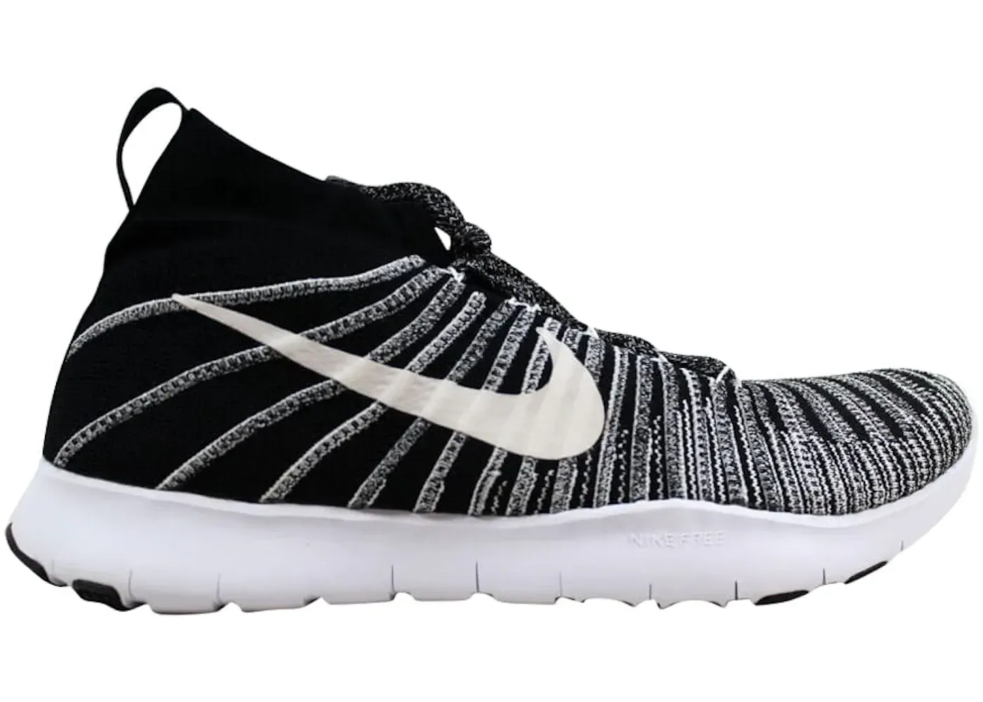 Фото № 1 с приближением к товару «‎Nike Free Train Force Flyknit Black/White-Volt»