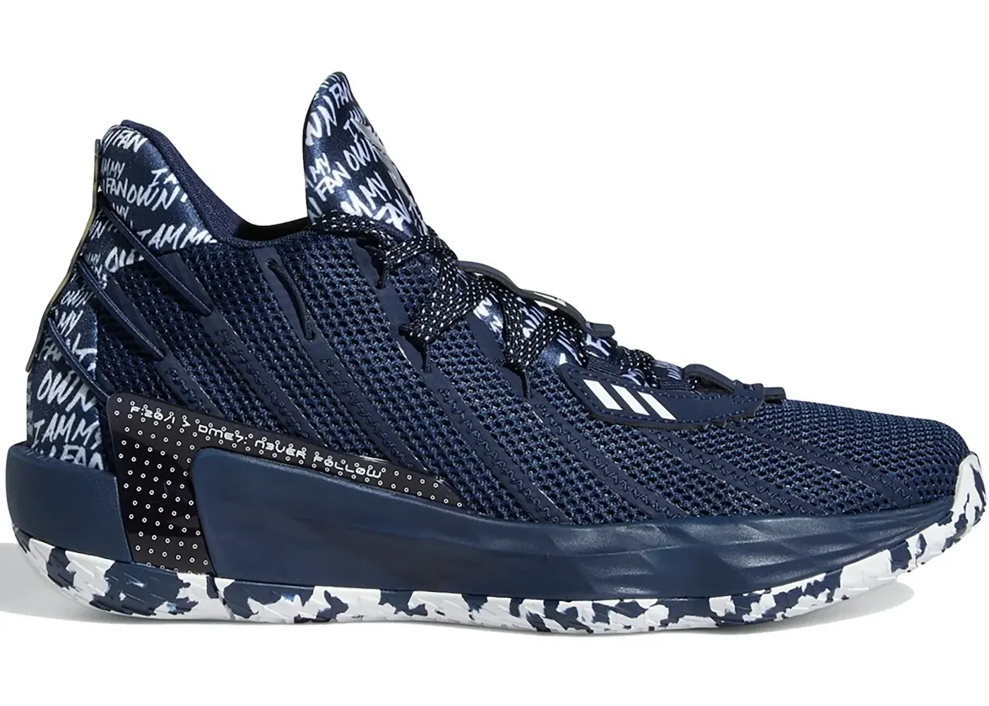 Фото № 1 с приближением к товару «‎adidas Dame 7 I Am My Own Fan Collegiate Navy»