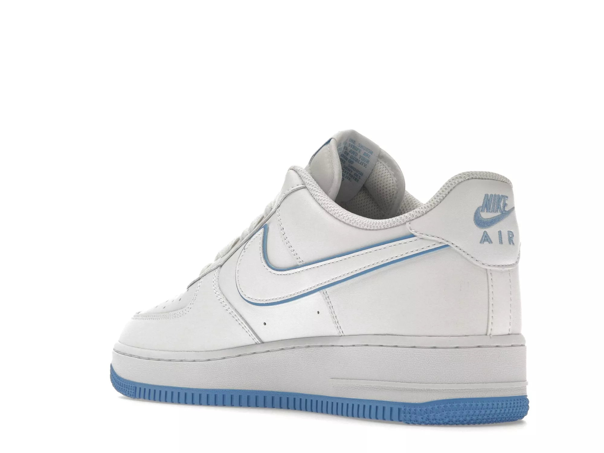 Фото № 5 с приближением к товару «‎Nike Air Force 1 '07 Low White University Blue Sole»