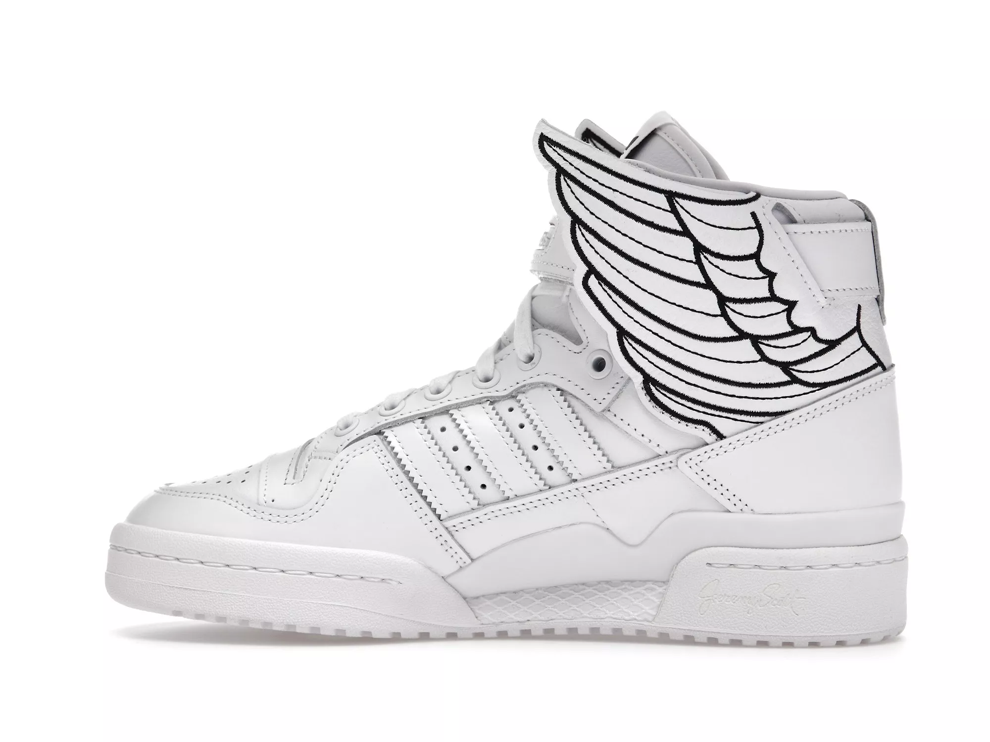 Фото № 5 с приближением к товару «‎adidas Forum Hi Wings 4.0 Jeremy Scott White Black»