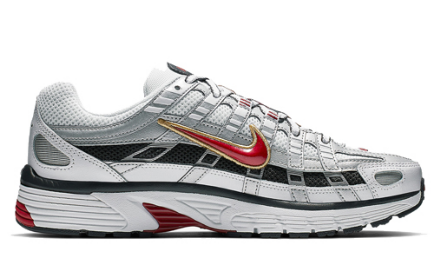 Фото № 2 с приближением к товару «‎Nike P-6000 Running shoes Gold Red»