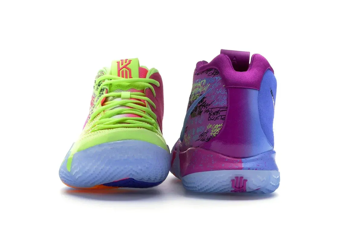 Фото № 2 с приближением к товару «‎Nike Kyrie 4 Confetti»