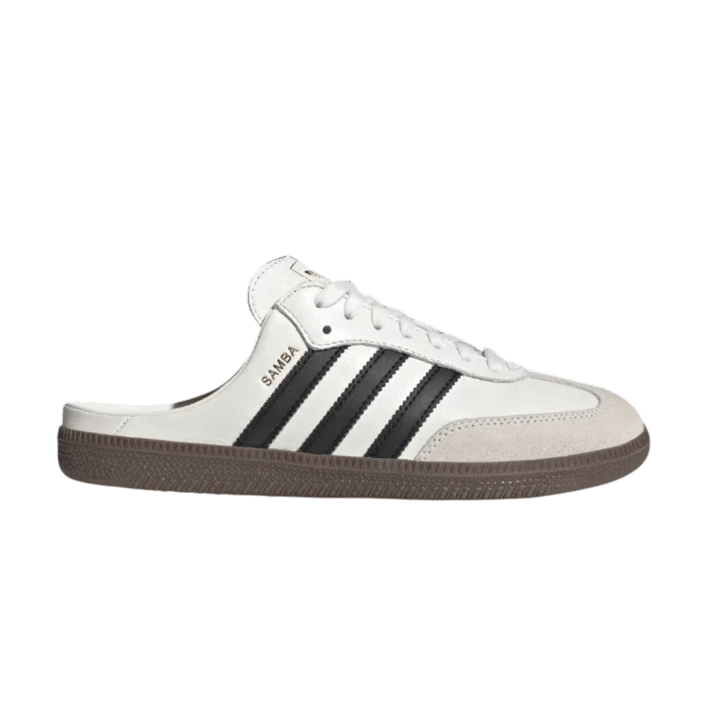 adidas Women's Samba OG Mules Cloud White Core Black