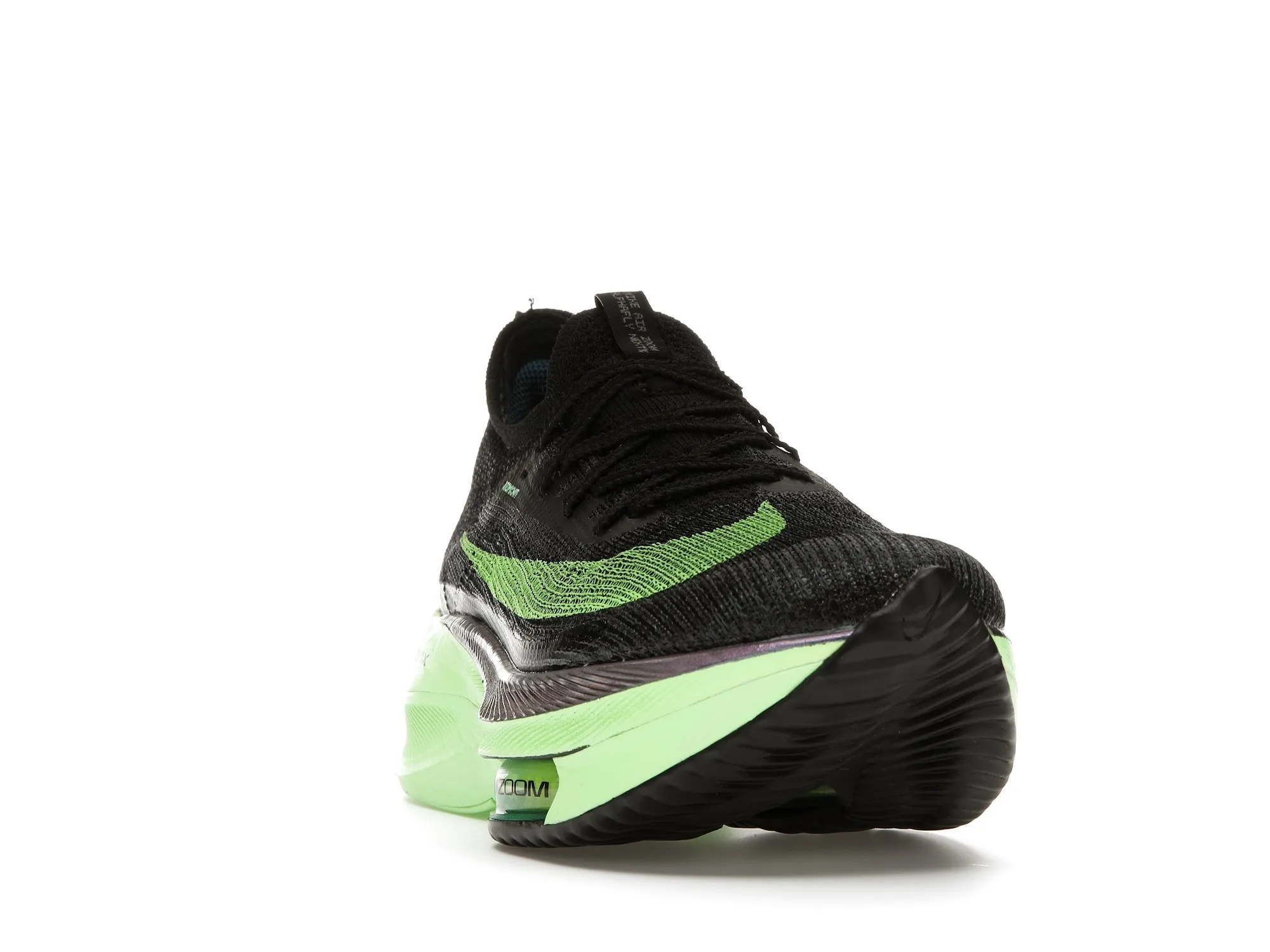 Фото № 4 с приближением к товару «‎Nike Air Zoom Alphafly Next% Black Electric Green »