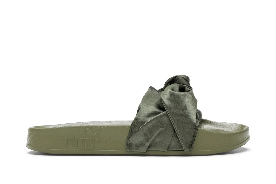 Фото № 1 с приближением к товару «‎Puma Bow Slide Rihanna Fenty Olive »