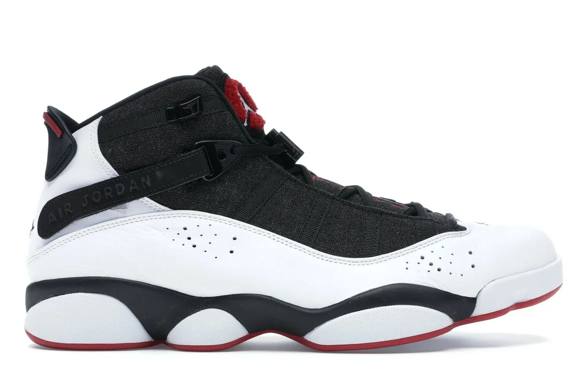 Фото № 1 с приближением к товару «‎Jordan 6 Rings Black White Gym Red»